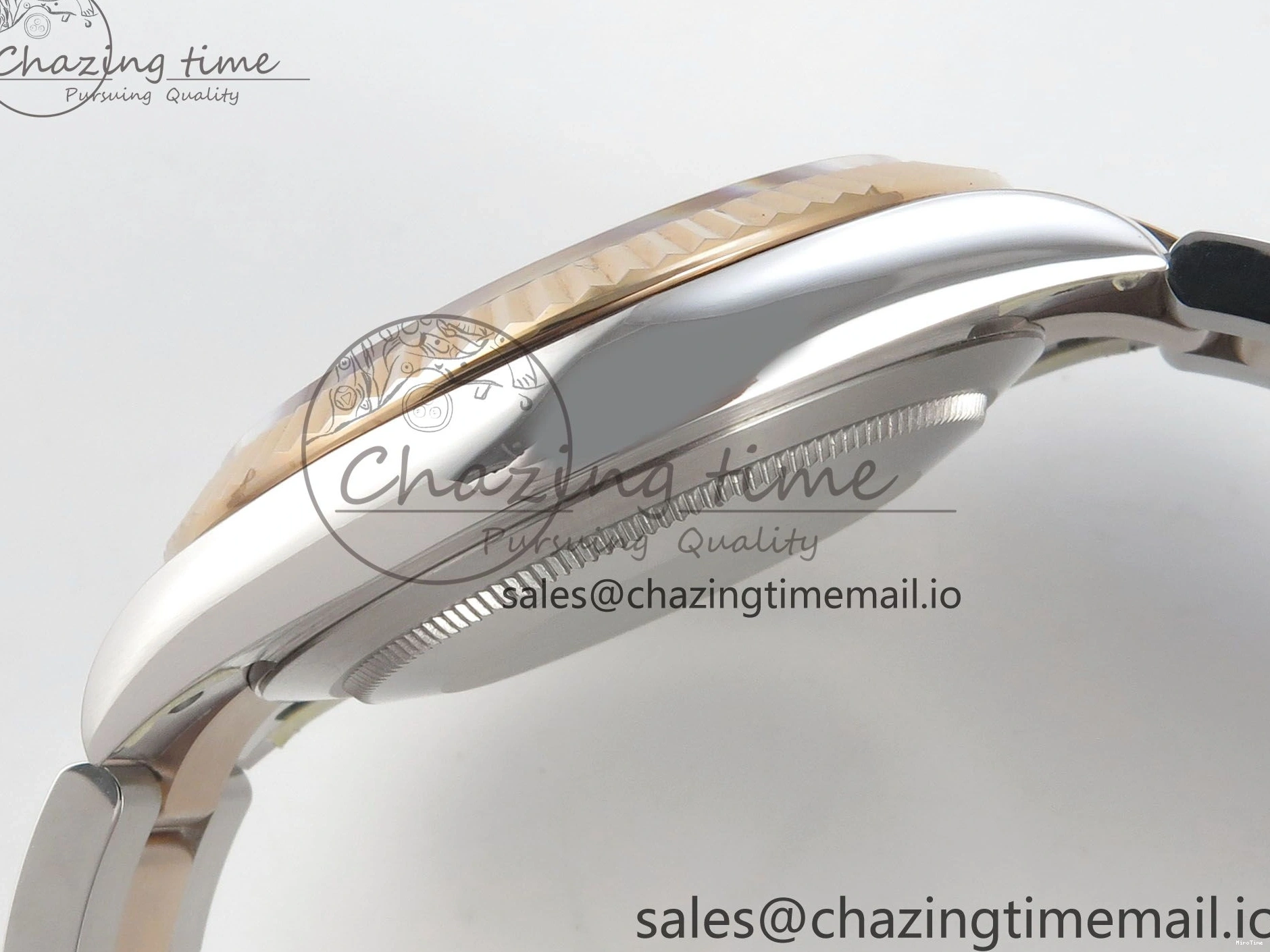 MiroTime 1218 Colorful DateJust 41 126331 SS RG ARF 1:1 Best Edition RG Diamonds Dial on Oyster Bracelet SH3235 (Weighted) 185